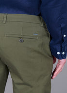 Piqué de coton stretch — Pantalon Jerem, poches italiennes