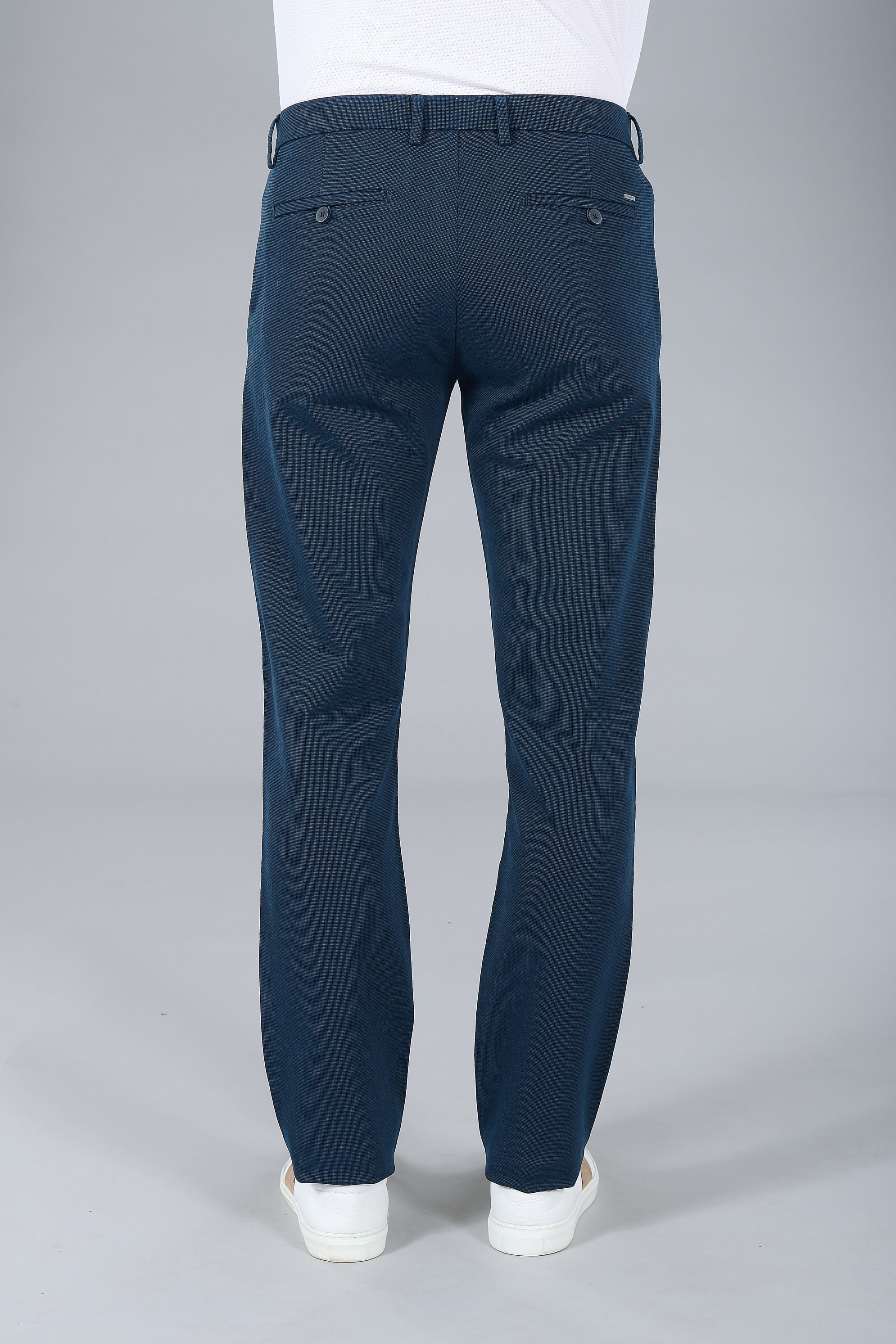 Pantalon minimaliste Jerem, coupe droite, poches italiennes