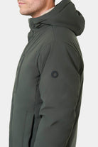 Parka capuche avec fausse fourrure Laper Jerem, poche poitrine
