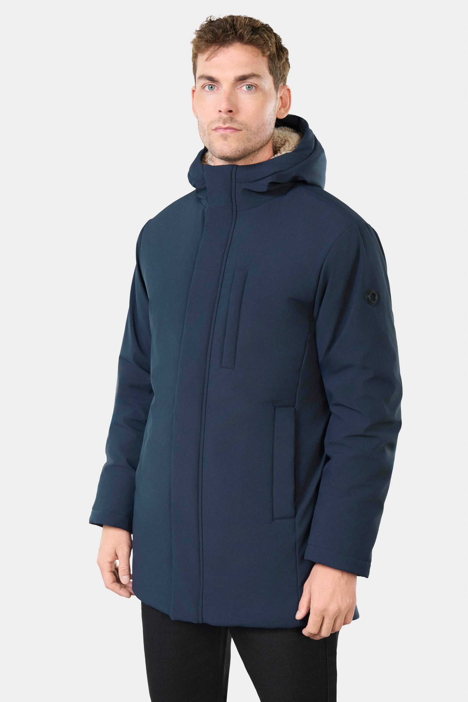 Parka capuche avec fausse fourrure Laper Jerem, coupe confortable