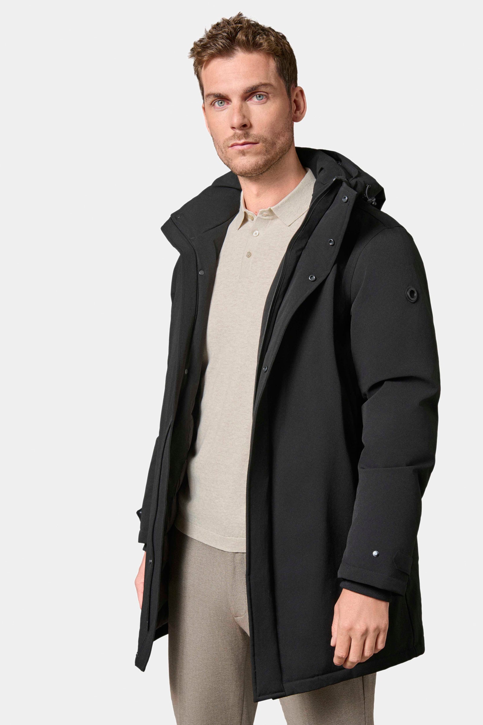Parka capuche Masro Jerem, coupe confortable vue 3