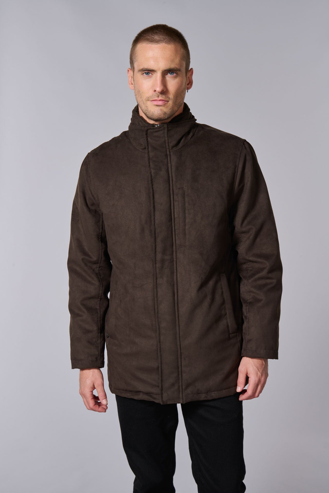 Parka classique avec col amovible Jerem, poche poitrine