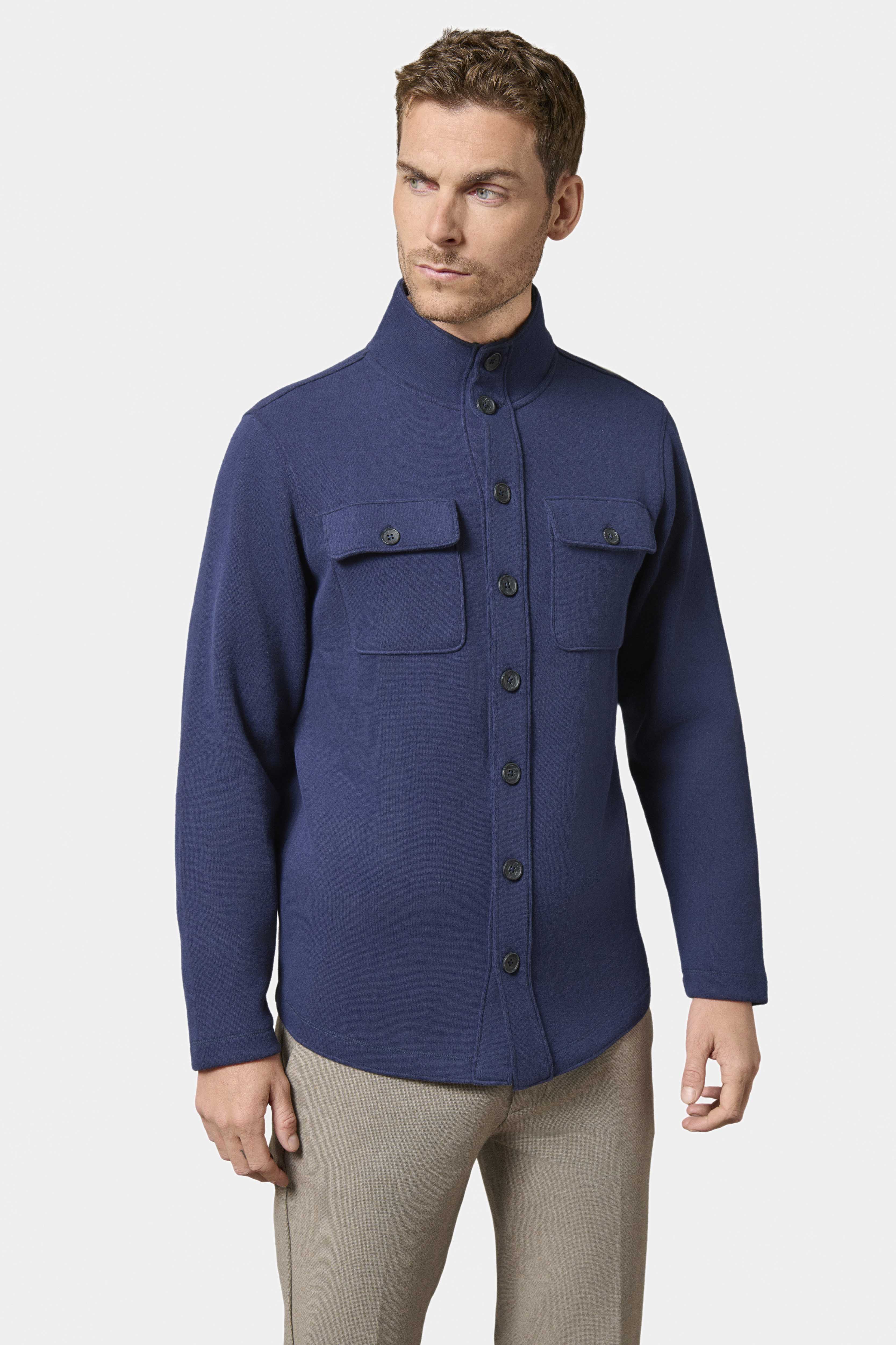 Surchemise col montant Jerem, coupe confortable