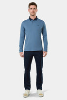 Polo de manga larga, interlock Pront Jerem, cuello polo