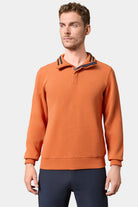 Polo ribot col montant avec logo brodé Ribot Jerem vue 2