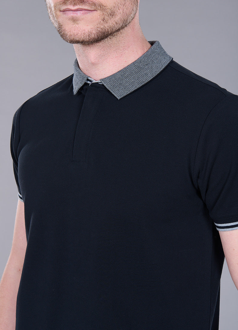 Polo zippé Jerem, col polo