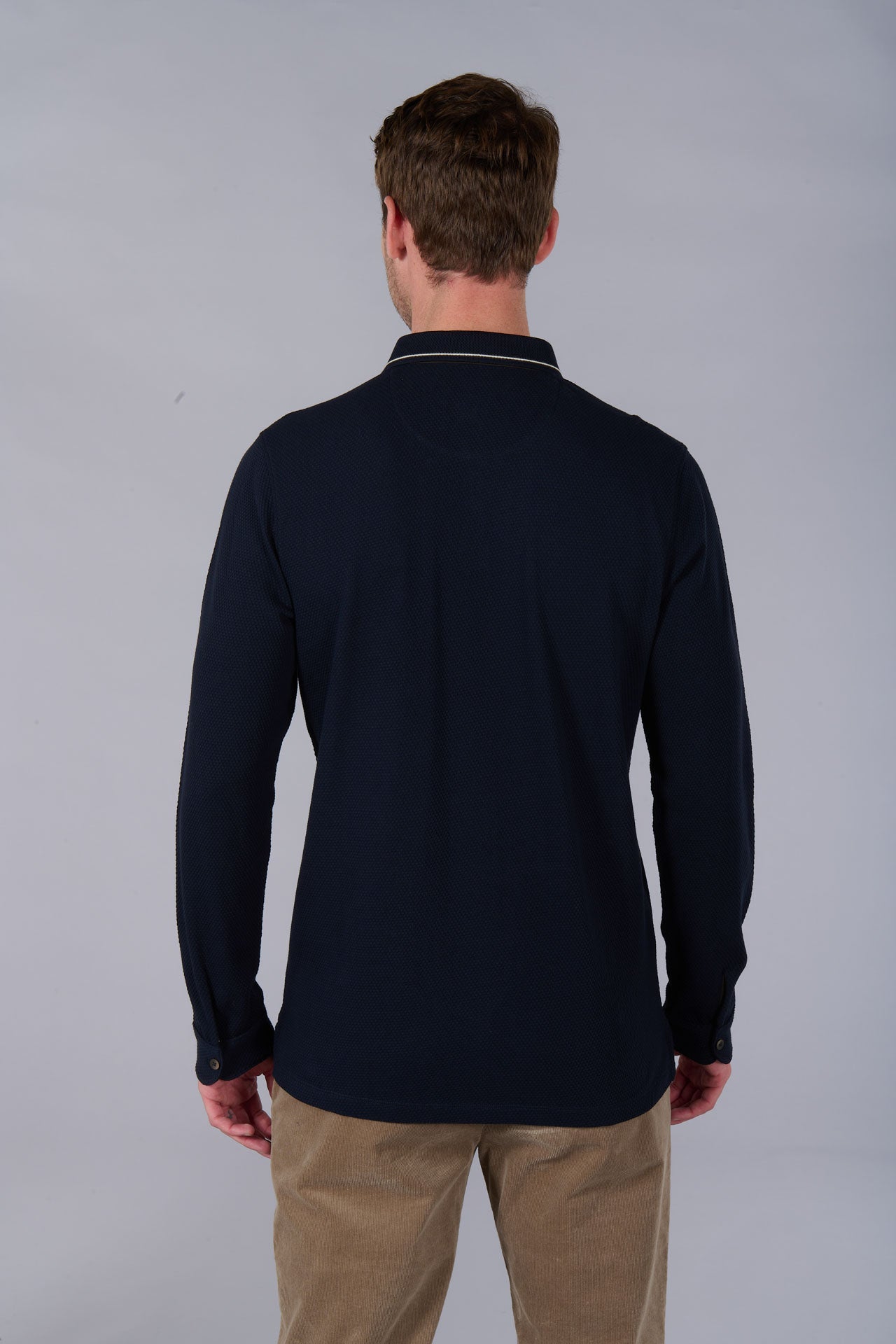 Polo sully texturé col classique Jerem vue 6