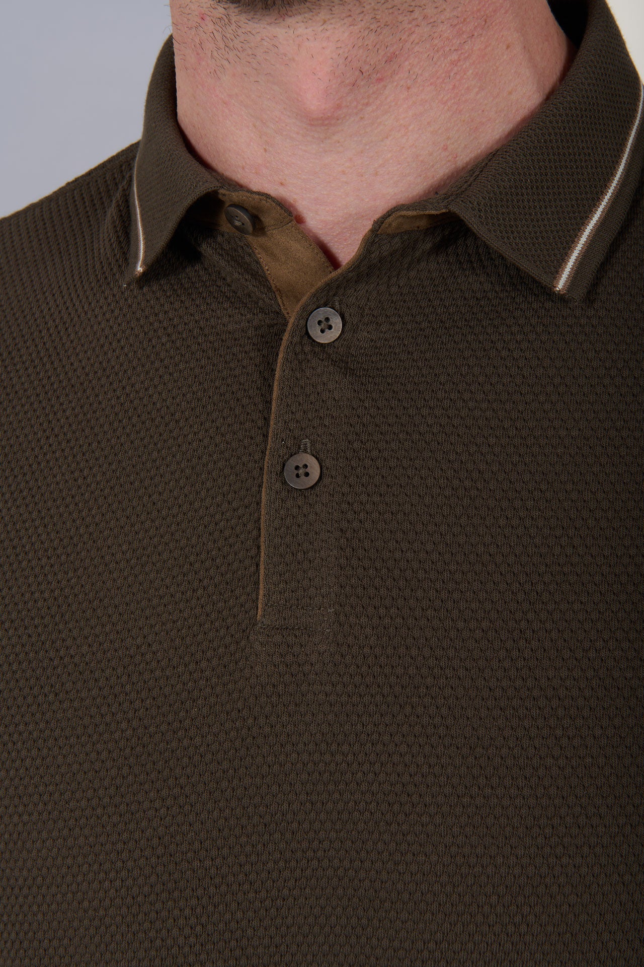 Polo sully texturé col classique Jerem vue 3