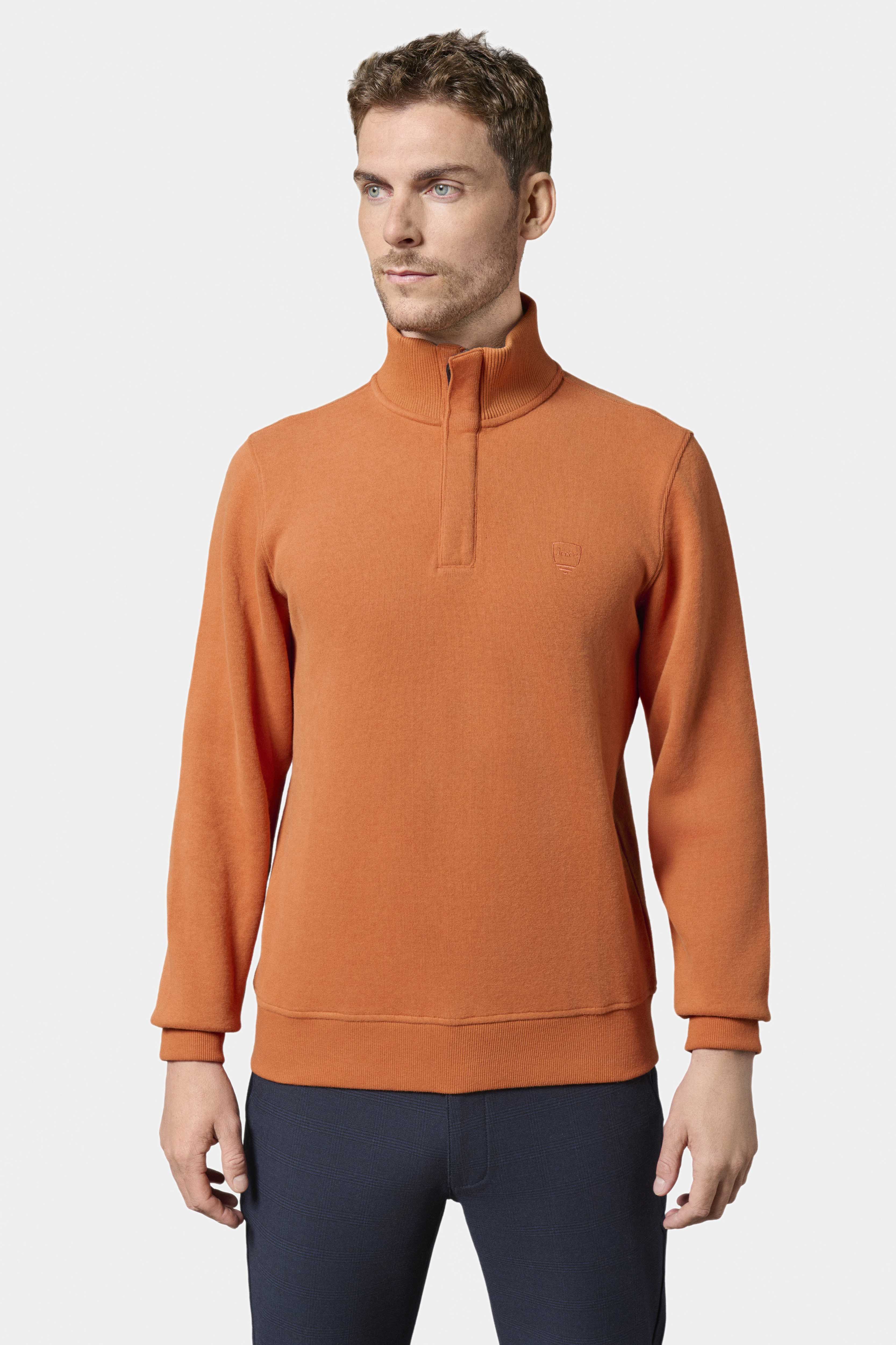 Polo ribot col montant avec logo brodé Ribot Jerem