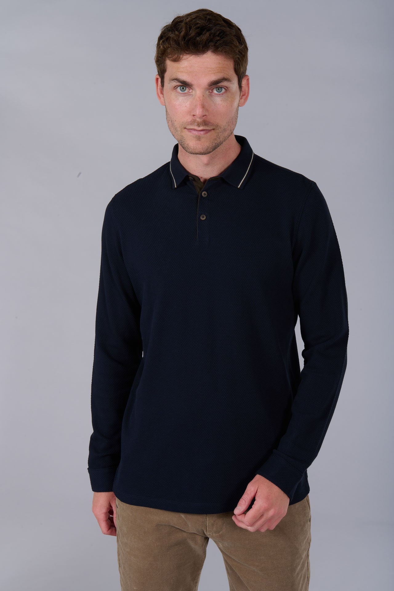 Polo sully texturé col classique Jerem vue 5