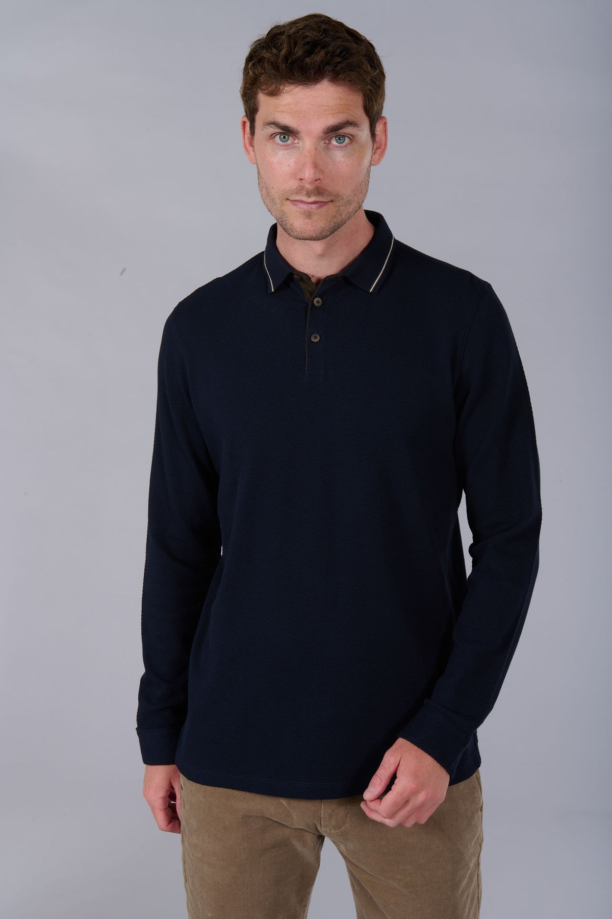 Polo sully texturé col classique Jerem vue 5