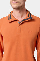 Polo ribot col montant avec logo brodé Ribot Jerem vue 4