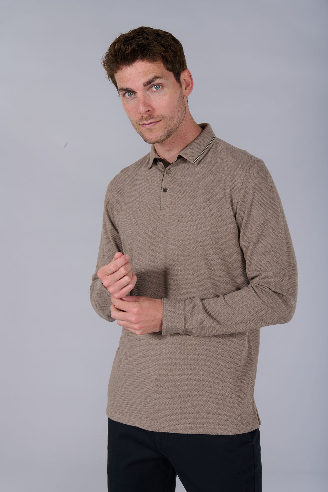 Polo sully texturé col classique Jerem vue 12