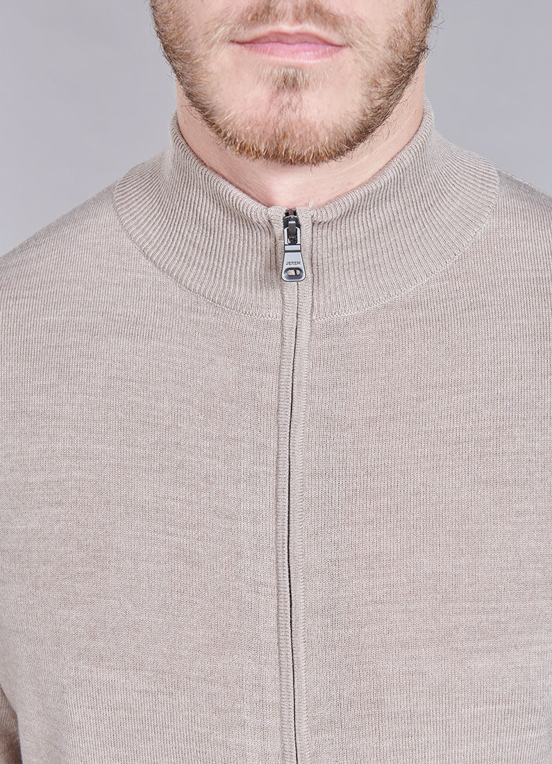 Gilet col montant zippé zagram Jerem vue 17