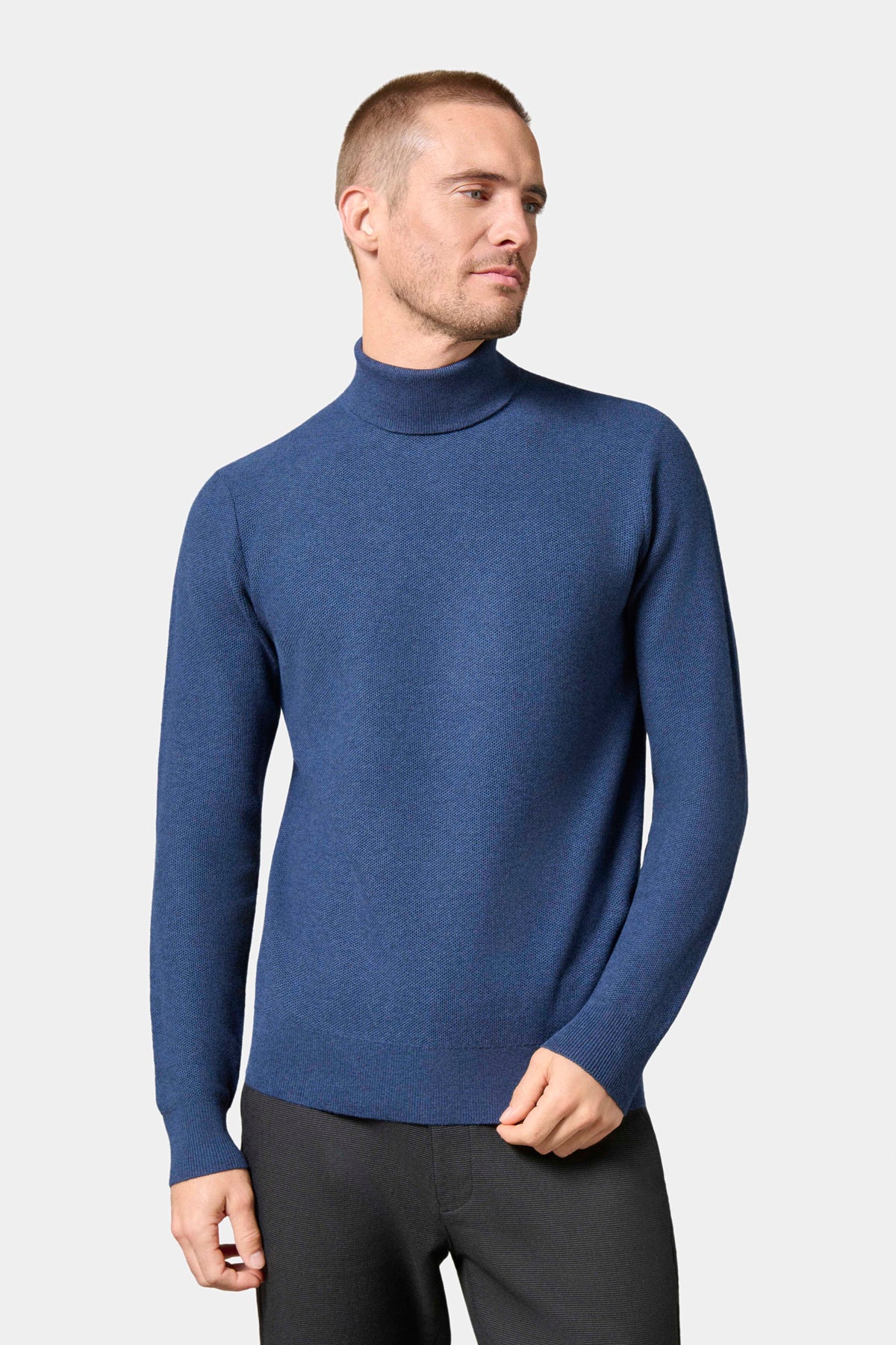 Pull col roulé en coton cachemire Thira Jerem