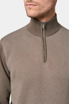 Jersey de cuello camionero de jacquard Dusse, Jerem