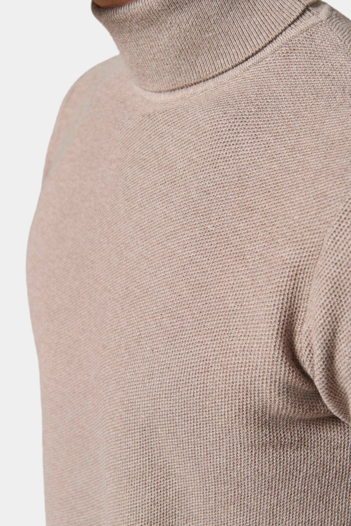 Pull col roulé en coton cachemire Thira, Jerem