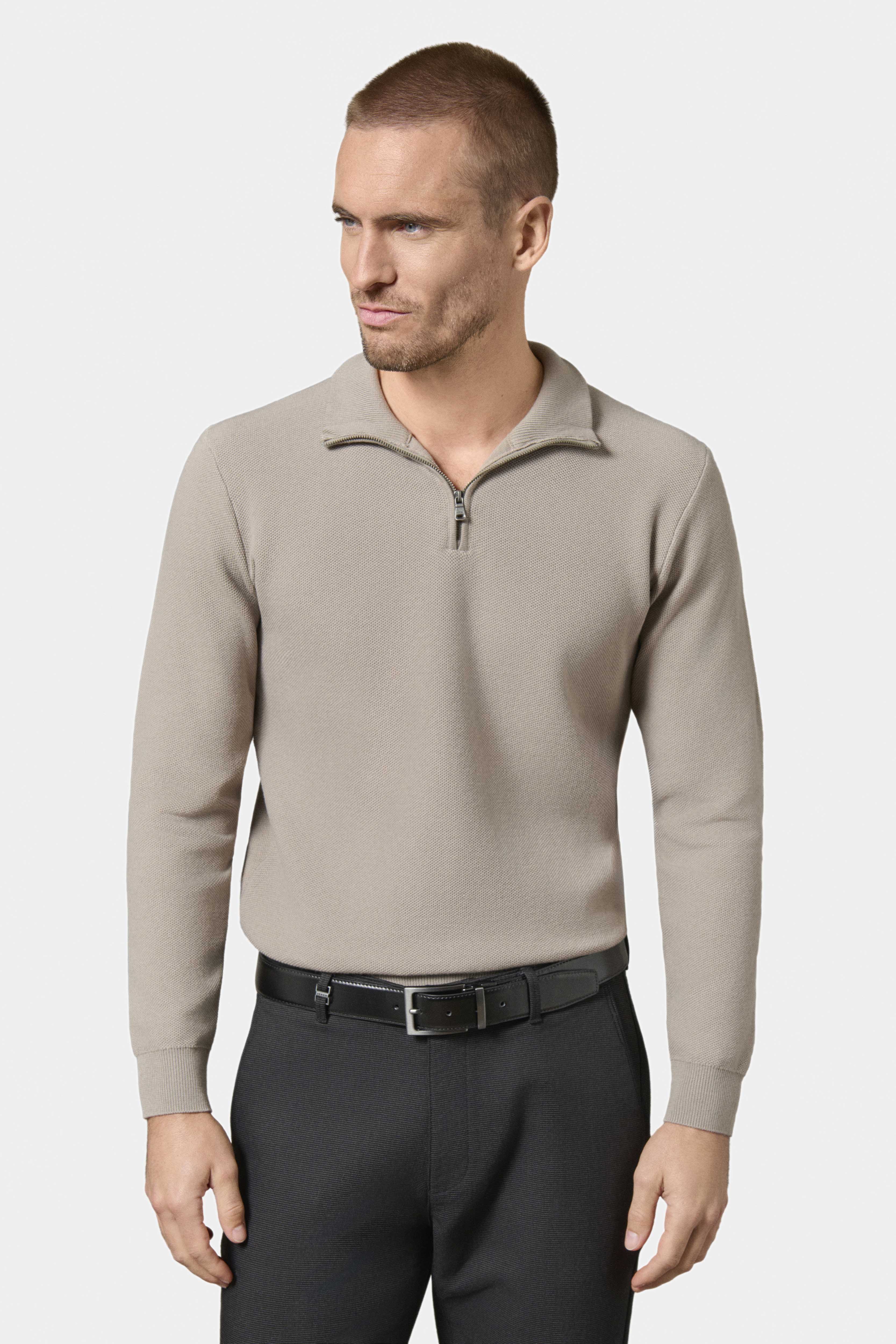 Pull col camionneur en nid d'abeille Zunity Jerem