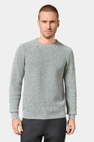 Pull col rond en maille mélangée Marci Jerem