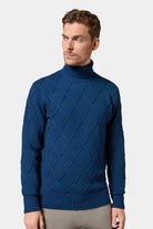 Pull col roulé en maille torsadée Corvi Jerem