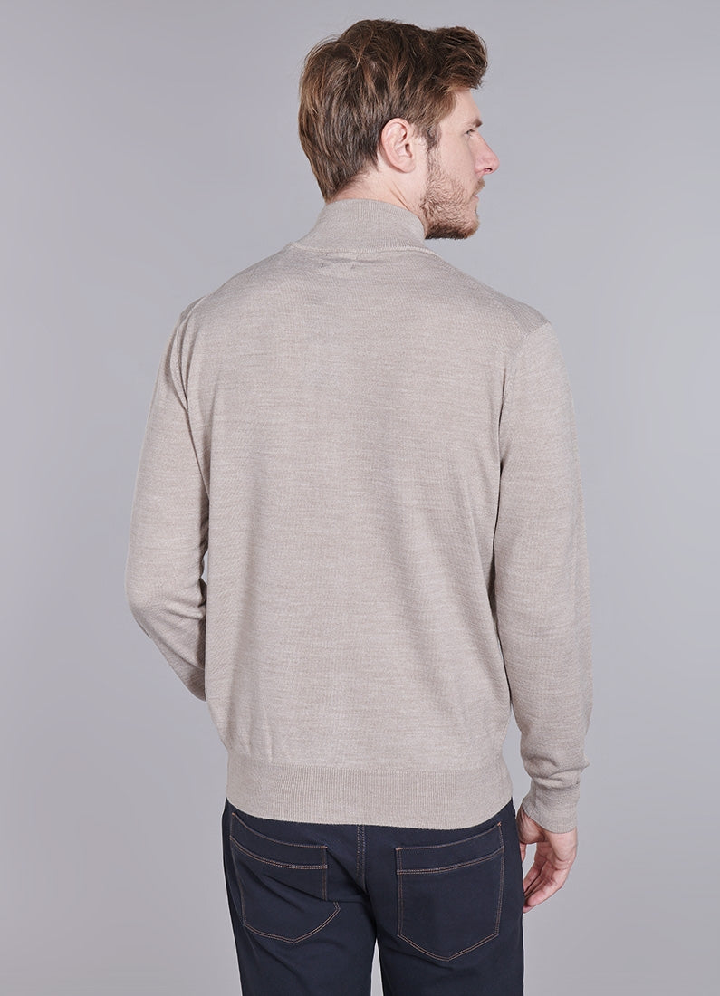 Gilet col montant zippé zagram Jerem vue 18