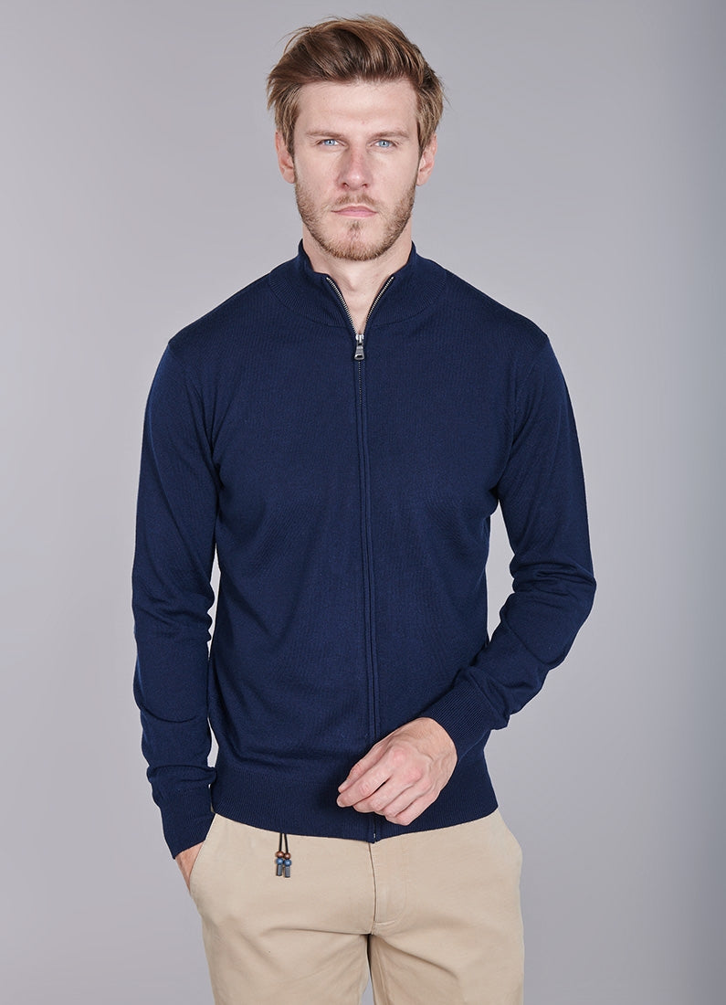 Gilet col montant zippé zagram Jerem vue 19