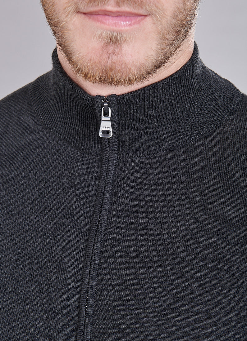 Gilet col montant zippé zagram Jerem vue 23