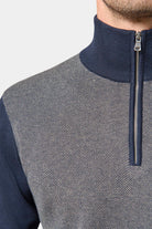 Jersey de cuello camionero, jacquard Dusse Jerem