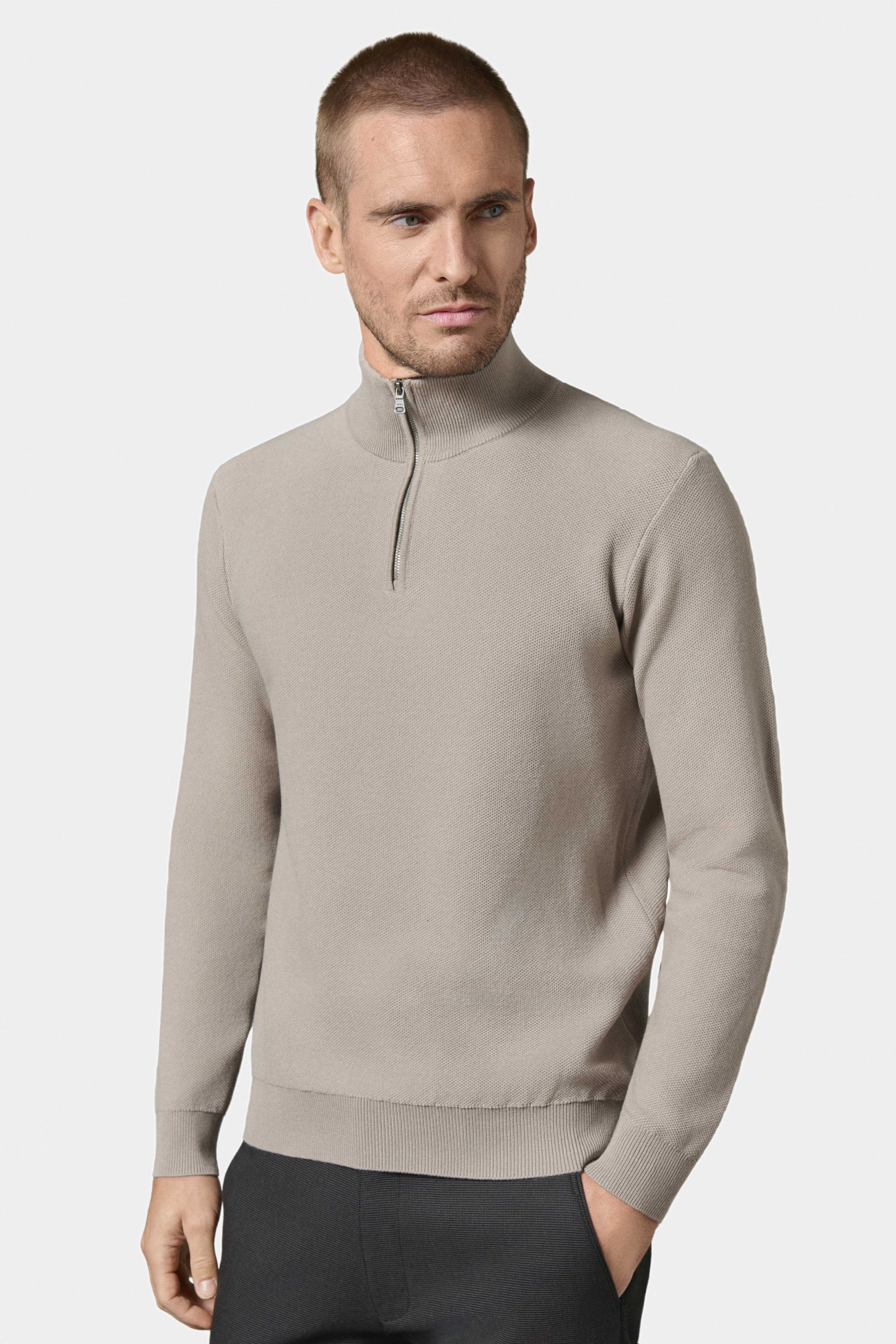 Pull col camionneur, nid d'abeille Zunity Jerem
