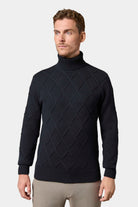 Pull col roulé en maille torsadée Corvi Jerem vue 5