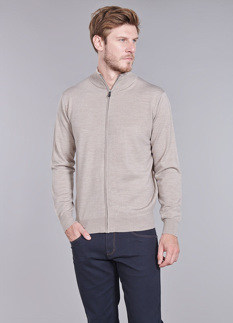 Gilet col montant zippé zagram Jerem vue 15