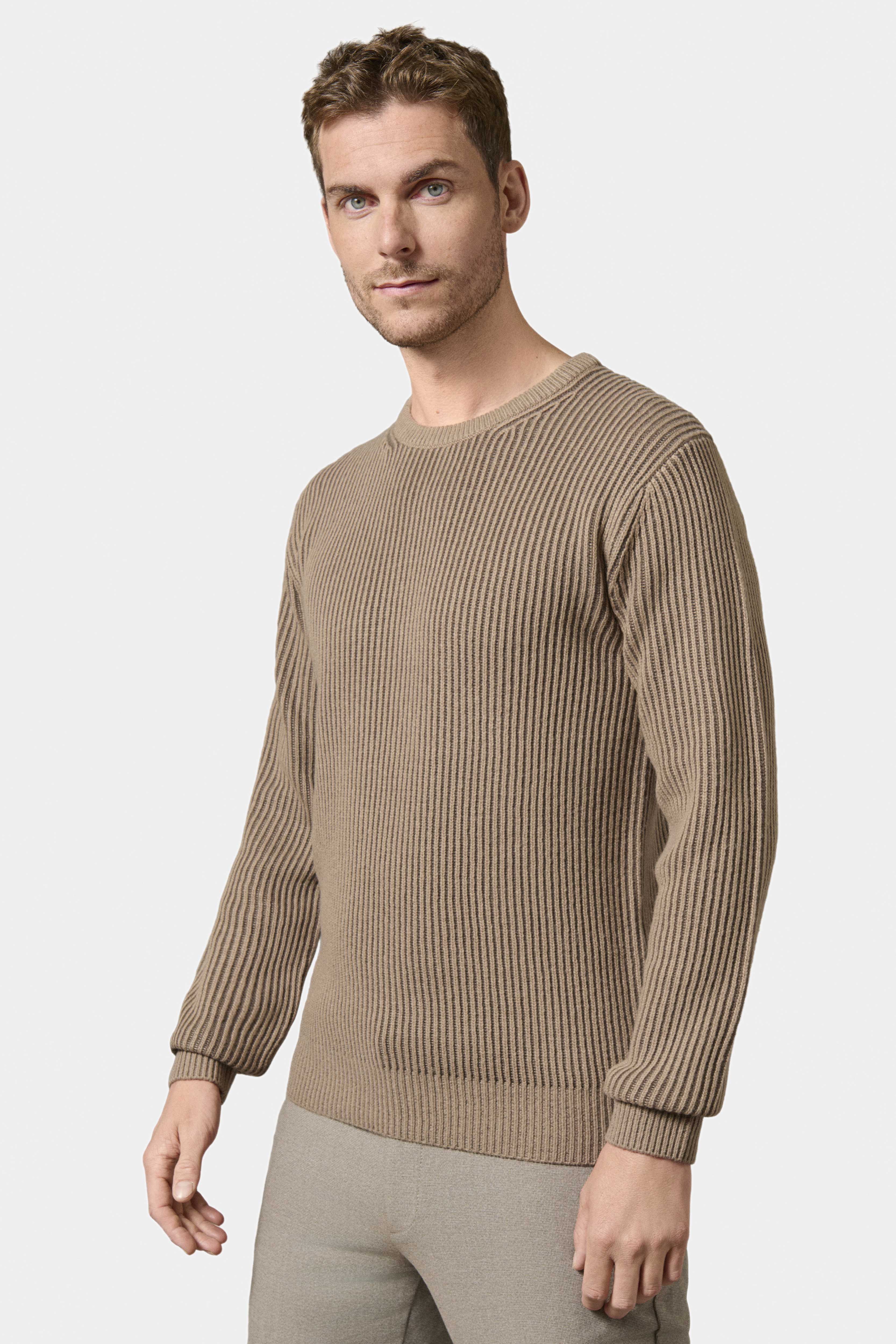Maille vanisée Valma — Pull col rond Jerem