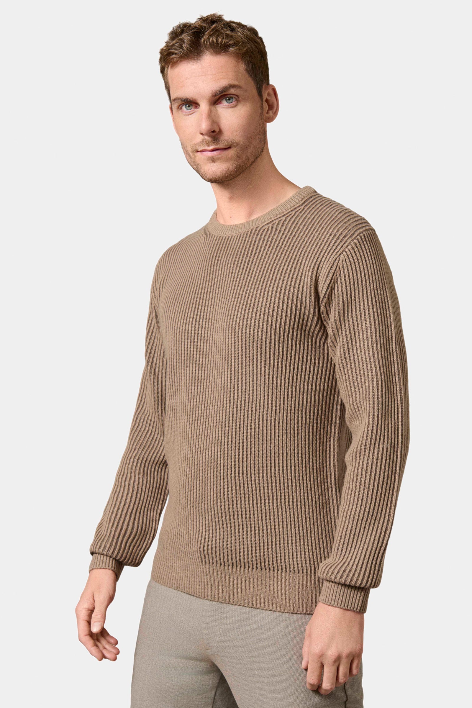 Maille vanisée Valma — Pull col rond Jerem