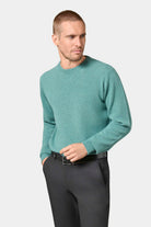 Pull col rond en maille chinée Amada Jerem vue 9
