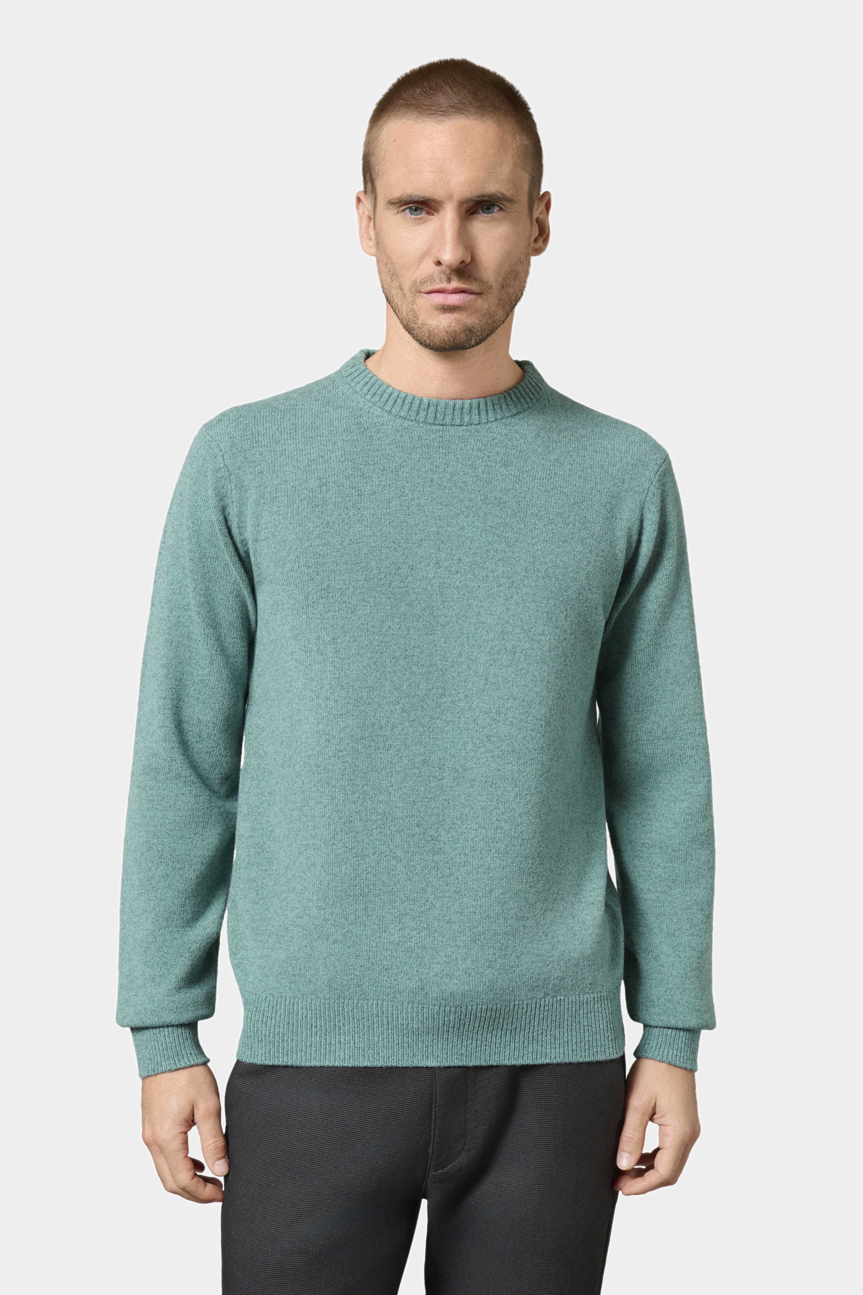 Pull col rond, maille chinée Amada Jerem vue 10