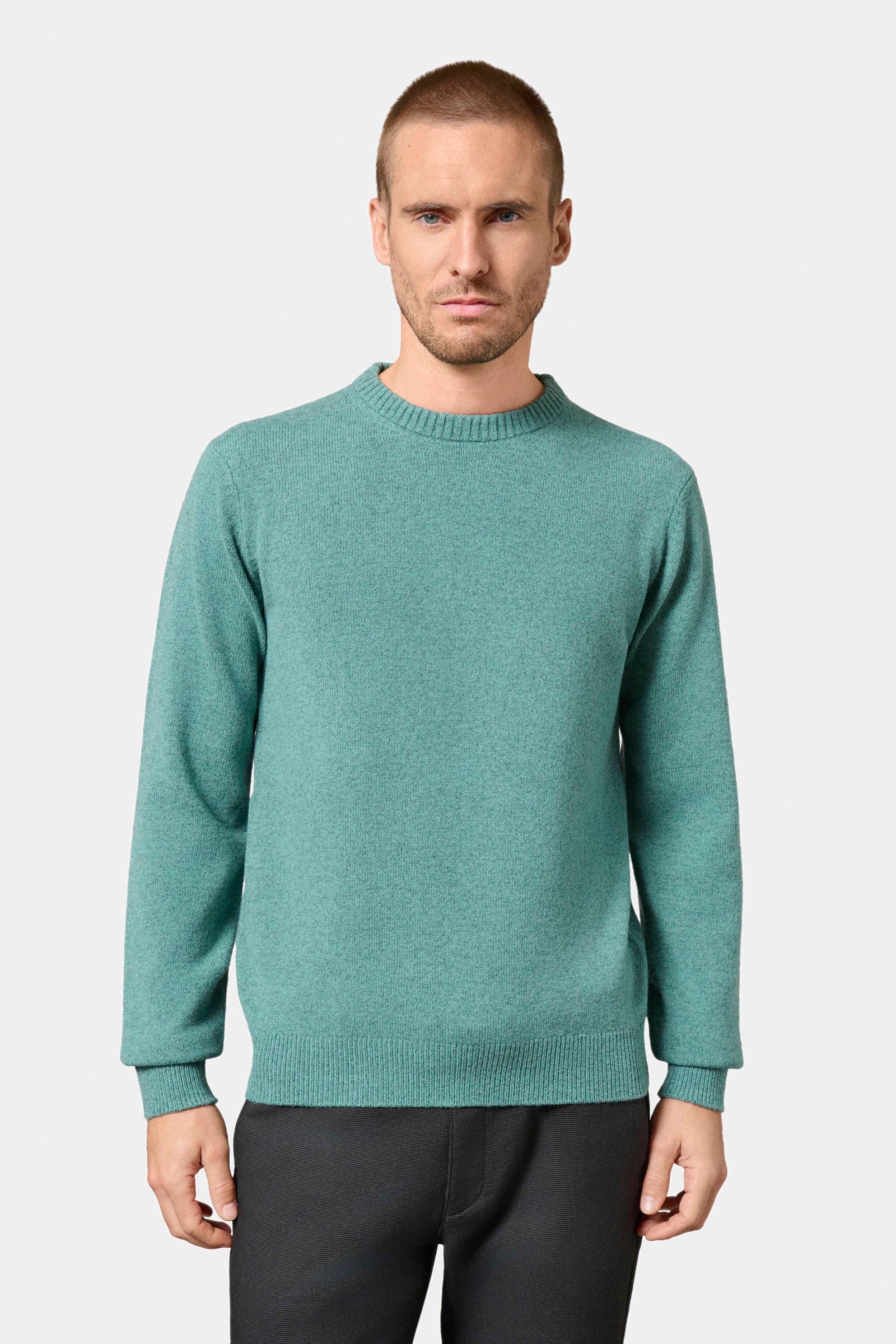Pull col rond, maille chinée Amada Jerem vue 10
