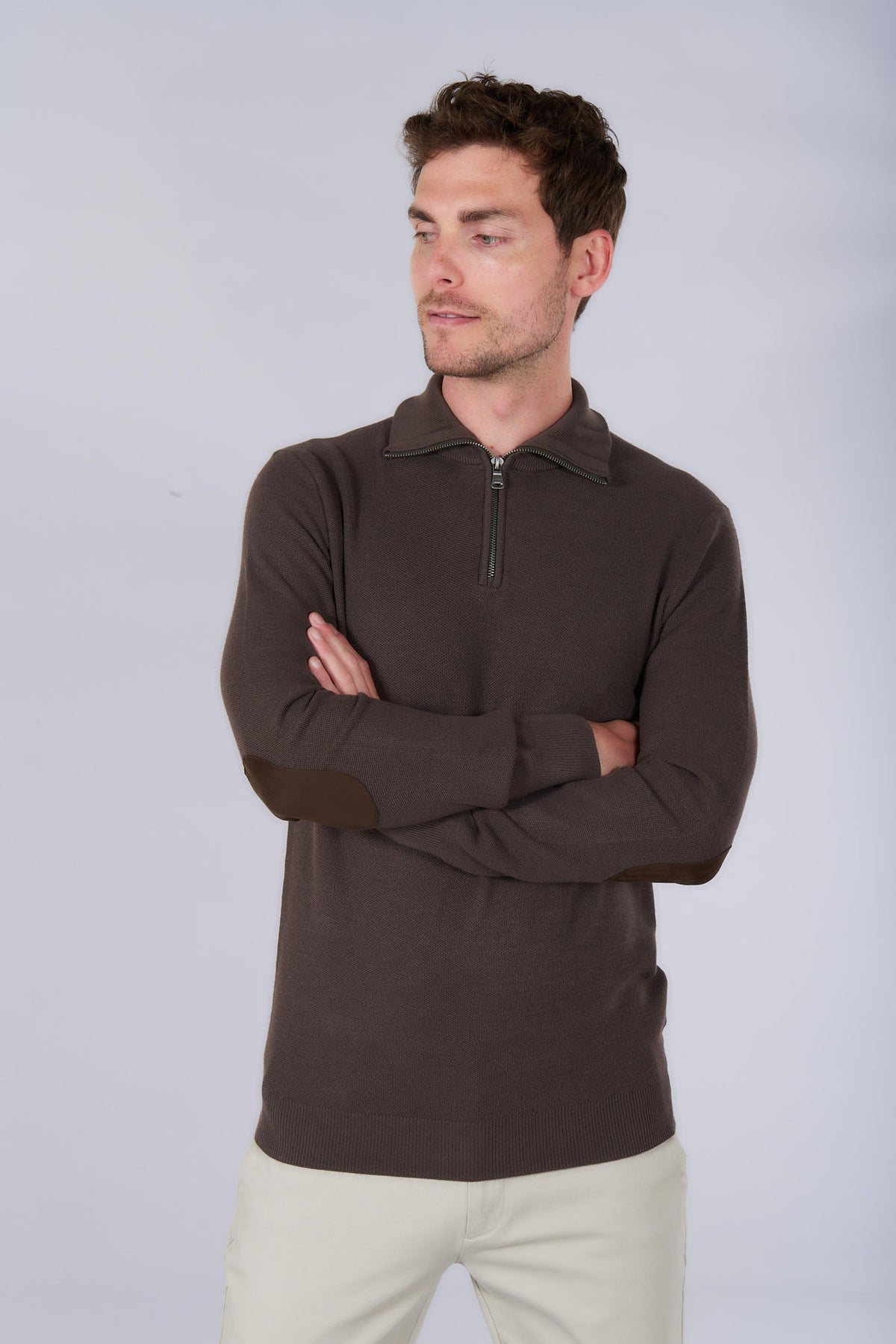 Pull col montant zippé zunlow Jerem vue 7