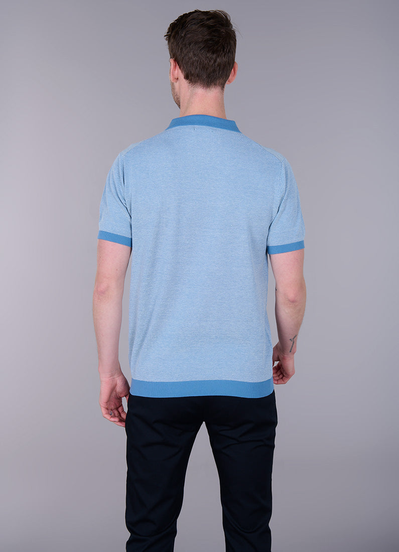 Pull manche courte col polo ouvert antik Jerem, col polo, manches courtes vue 9