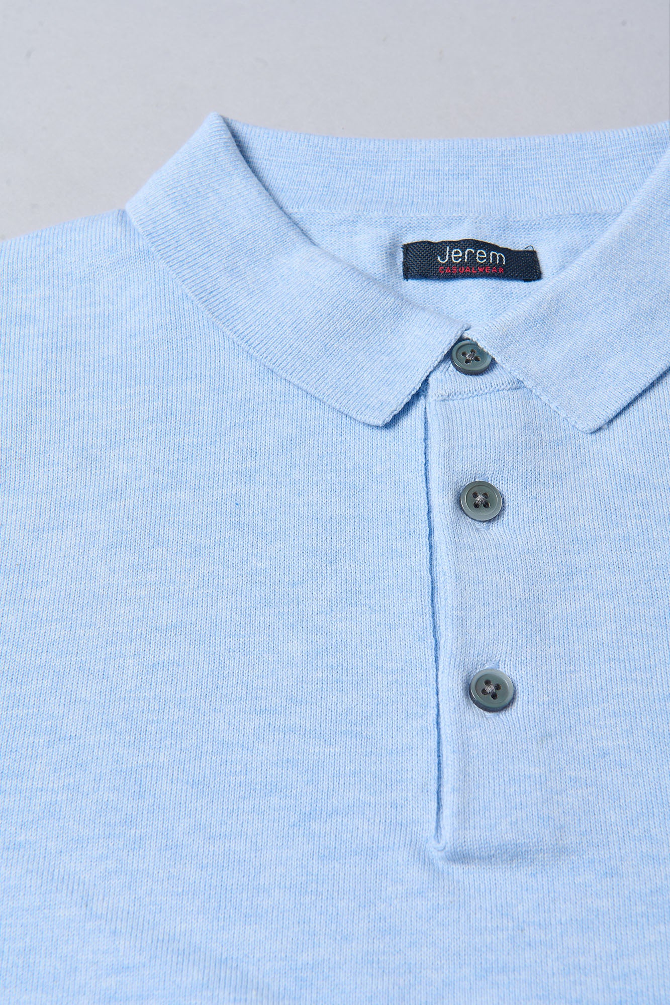 Pull manche courte col polo makak Jerem, col polo vue 7