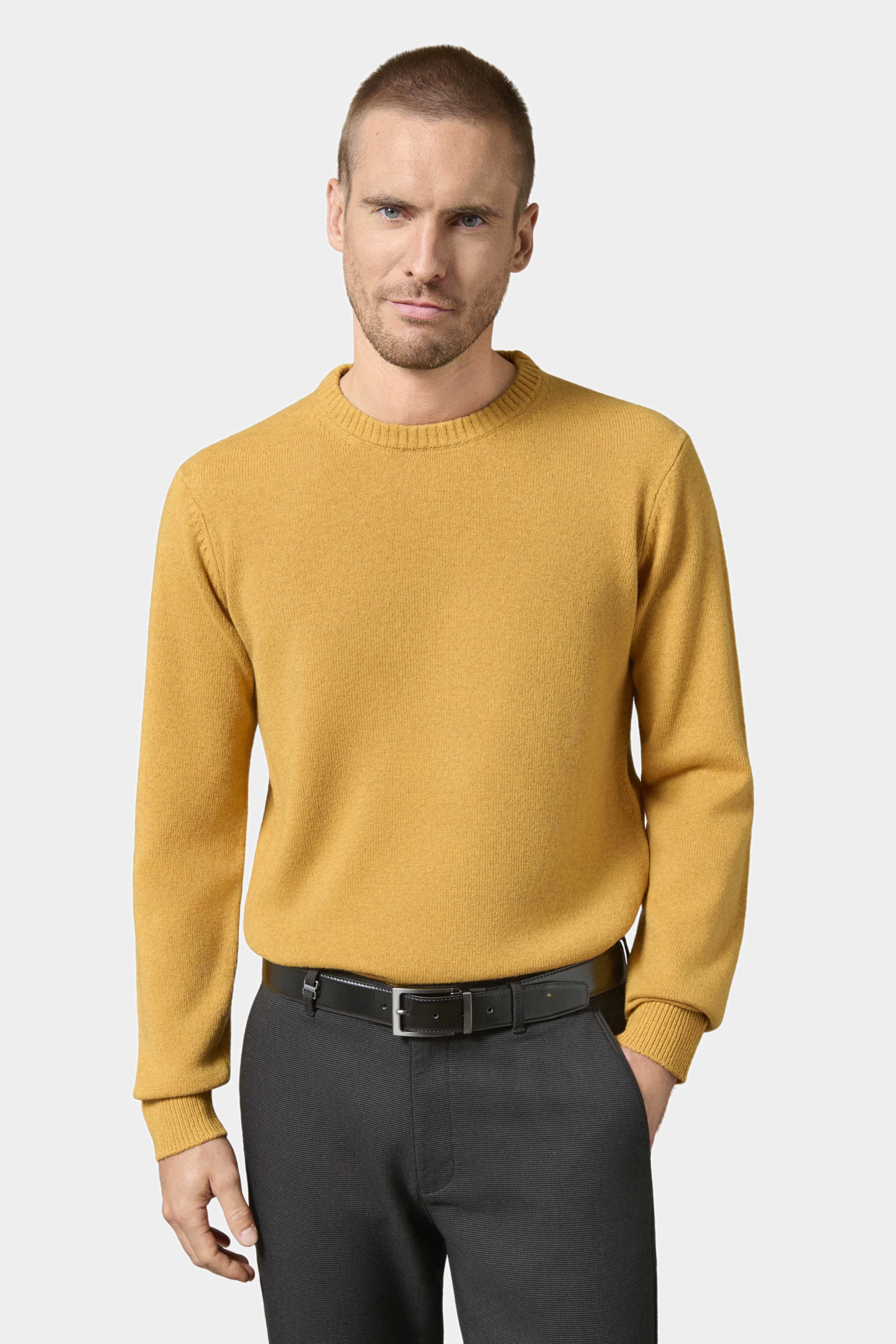 Pull col rond, maille chinée Amada Jerem vue 6