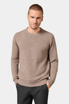 Pull col rond, maille chinée Amada Jerem vue 14