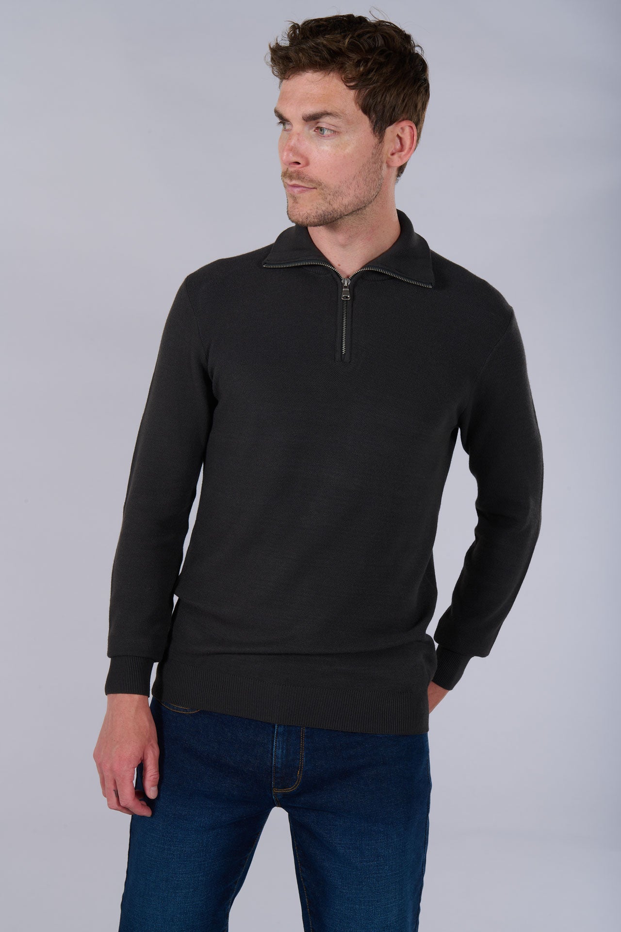 Pull col montant zippé zunlow Jerem vue 10