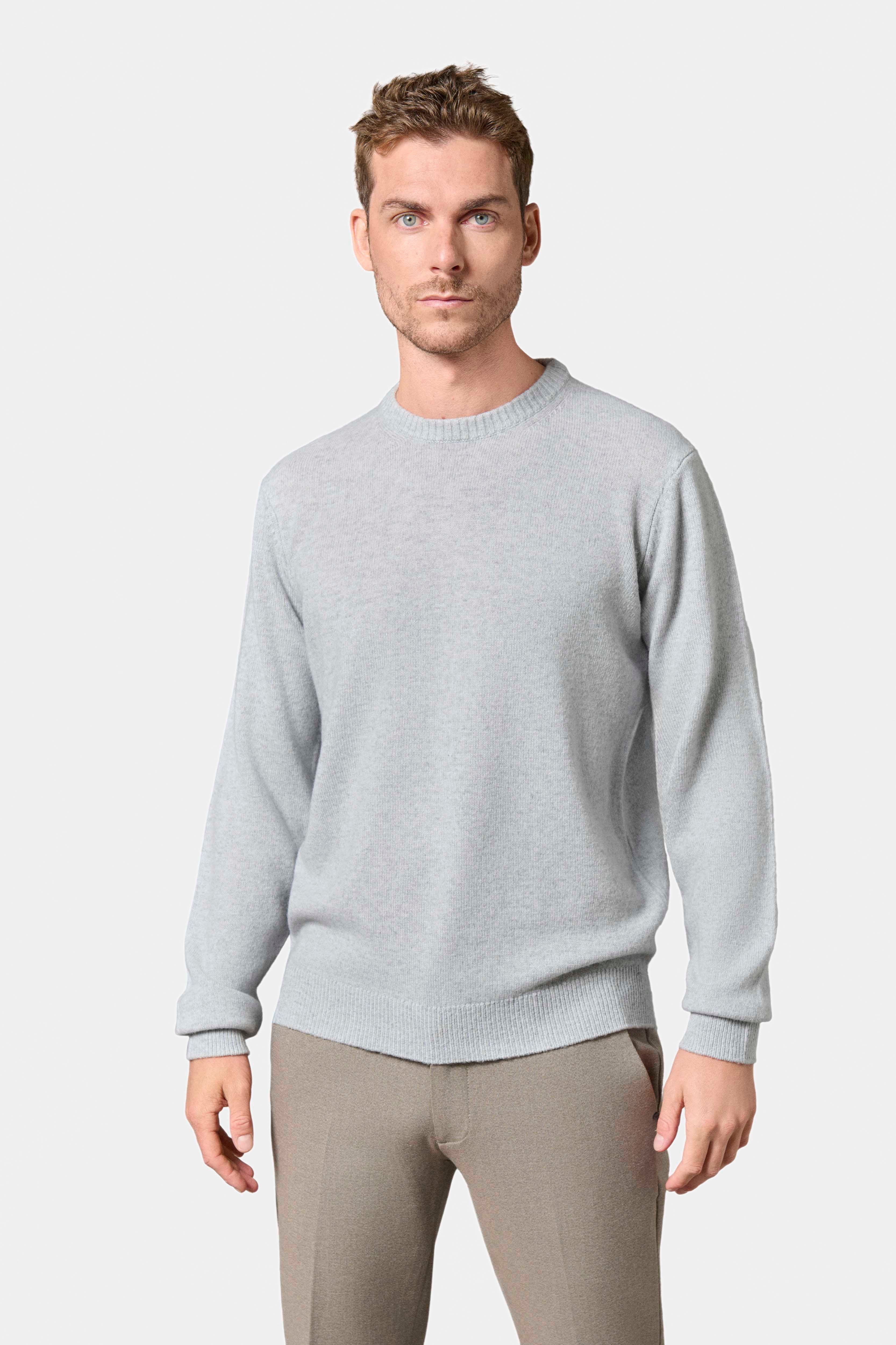 Maille chinée Amada — Pull col rond Jerem vue 11