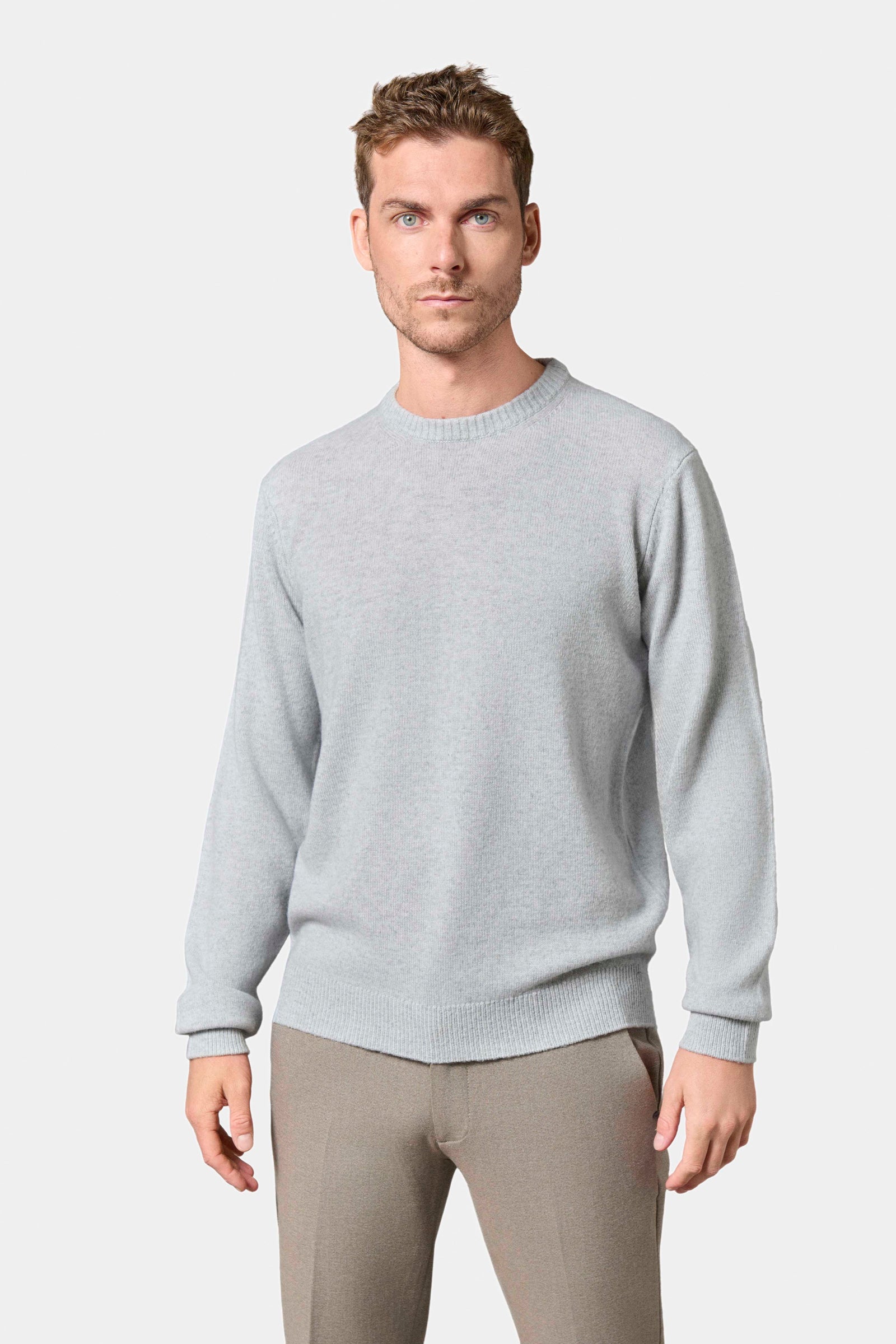 Maille chinée Amada — Pull col rond Jerem vue 11