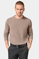 Pull col rond en maille chinée Amada Jerem vue 13
