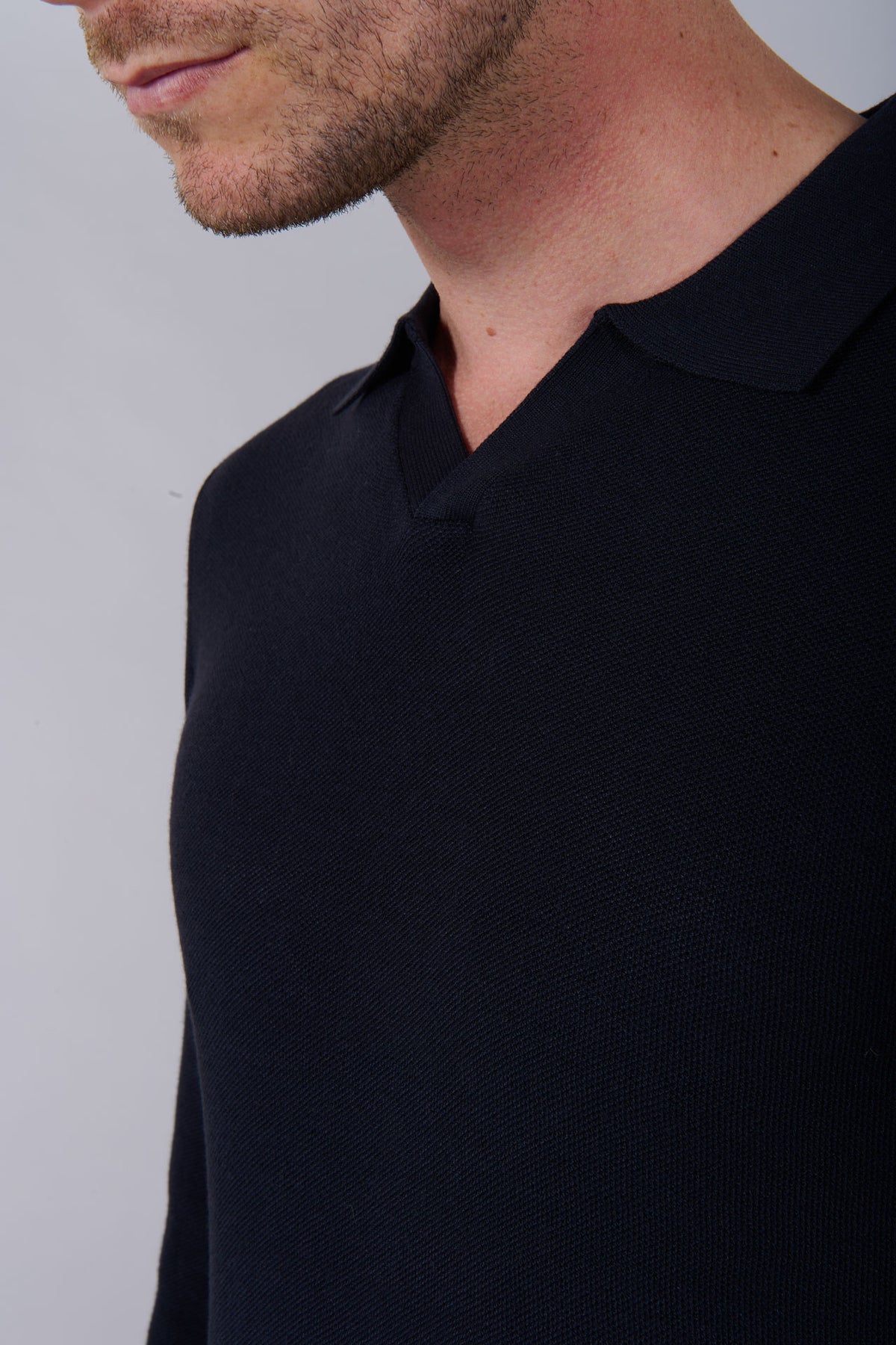 Pull col polo denon Jerem, col polo vue 2