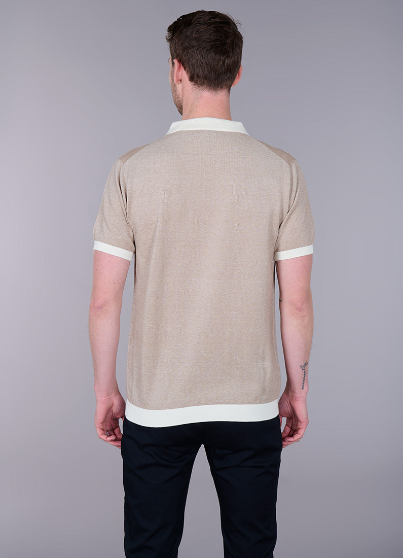 Pull manche courte col polo ouvert antik Jerem, manches courtes, col polo vue 6