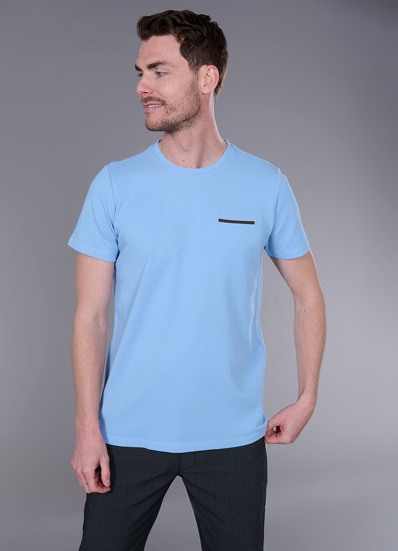 T-shirt col rond Jerem, manches courtes, poche poitrine vue 24