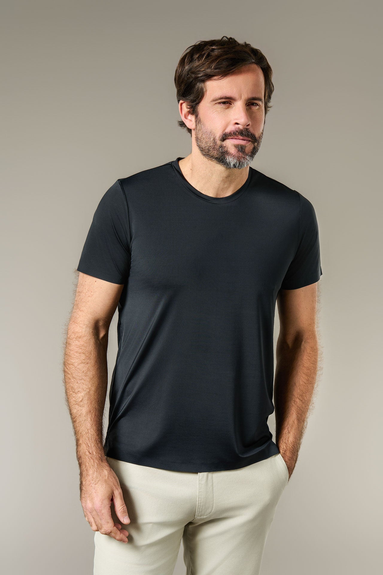 Matière technique avec finitions thermocollées manches courtes ligne activewear Thery — T-shirt Jerem, manches courtes