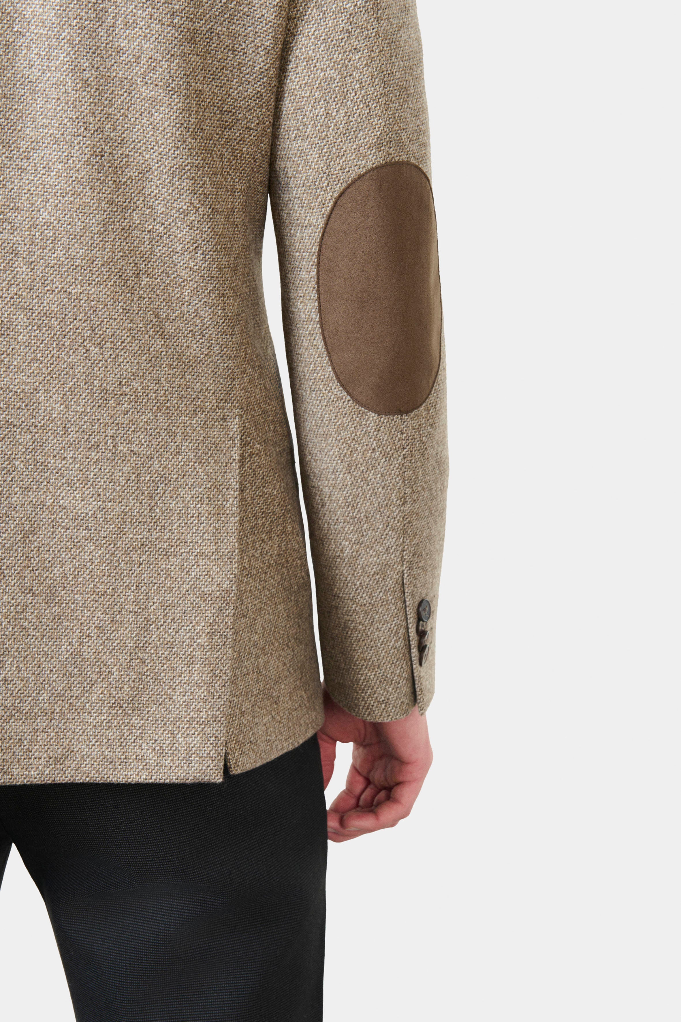 Veste plastron amovible en tweed faux-uni - Jerem